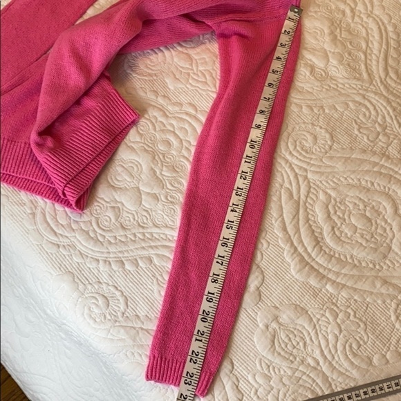 Abercrombie & Fitch pink cotton blend pullover size small - Picture 8 of 9